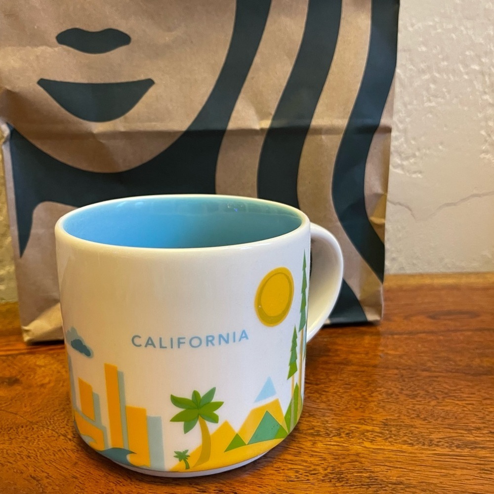 Starbuck Coffee Mug " You Aare Here Collections" California‎ 2017 14oz Tea Mug